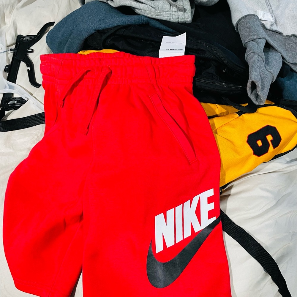 Nike Kids Vibrant Red Shorts